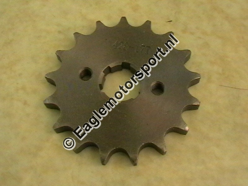 Voor tandwiel EGLmotor 250cc (17 tanden)