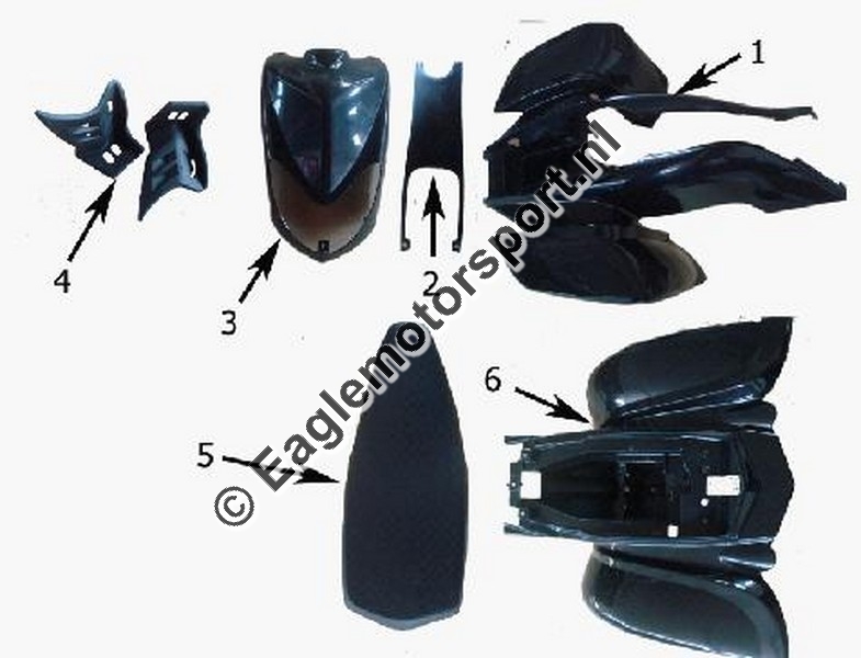 Koplamp masker EGL LYDA203E-0