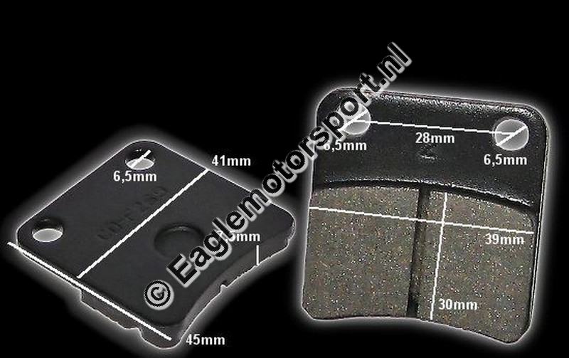 Remblokken achter (EGL 203d/e)